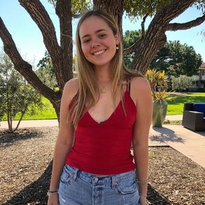 Reformation Red Tank Top